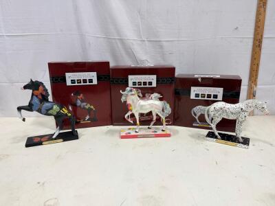 Trail of Painted Ponies Collectible Figurines: Black Beauty, Stardust, Spot
