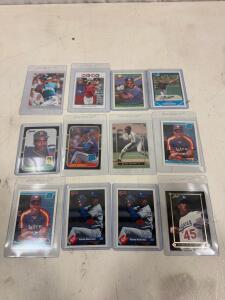 Baseball Card Collection: Bonds, Maddux, Rodriguez, Votto, Ramirez, Bumgarner, Lofton, Martinez