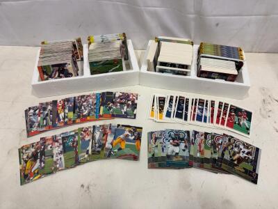 NFL Football Trading Card Lot &ndash; 500 Cards from 1990s&ndash;2000s, Featuring Multiple Brands and Players