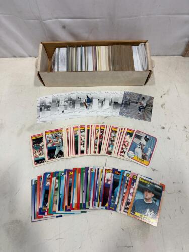Large Baseball Card Collection KayBee, Topps, Donruss, 1980s-90s, 400&ndash;600 Cards, Boxed