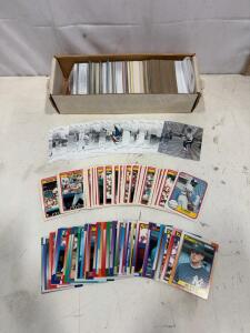 Large Baseball Card Collection KayBee, Topps, Donruss, 1980s-90s, 400&ndash;600 Cards, Boxed