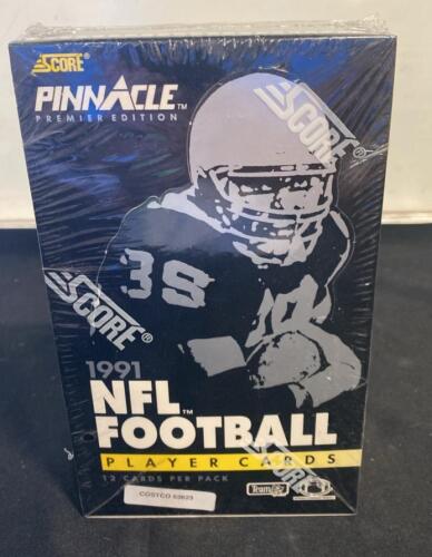1991 Score Pinnacle Premier NFL Football Factory Sealed Box, 36 Packs, 12 Cards Each