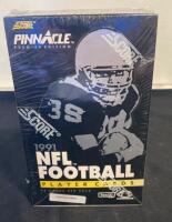 1991 Score Pinnacle Premier NFL Football Factory Sealed Box, 36 Packs, 12 Cards Each