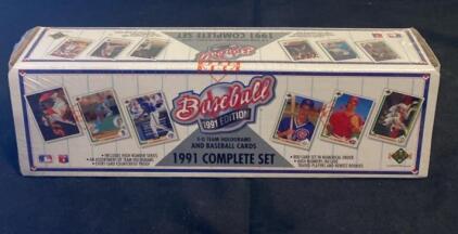 1991 Upper Deck Baseball Complete Set &ndash; Factory Sealed, 800 Cards, Includes Chipper Jones Rookie