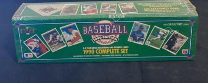 1990 Upper Deck Baseball Complete Set, 800 Cards, 10 Holograms, Factory Sealed