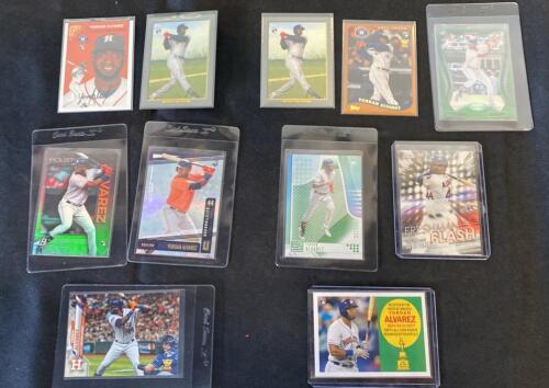 Yordan Alvarez Rookie Card Collection &ndash; Topps, Bowman, Panini Parallels & Inserts, Astros RC Lot