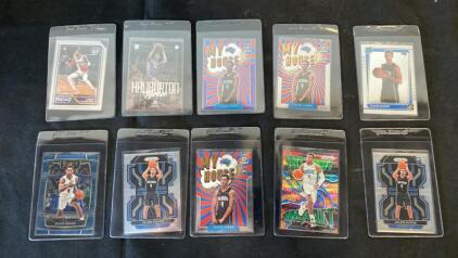 Jalen Suggs & Tyrese Haliburton Rookie Basketball Card Lot &ndash; Prizm, Optic, Select, Inserts