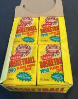 1990 Fleer Basketball Wax Box - 36 Packs, 5th Anniversary Edition, Includes Notable Rookie Cards - 3