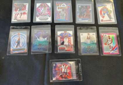 Kawhi Leonard Panini Clippers Inserts & Parallels Lot - Optic, Prizm, My House, Down Town, Splash