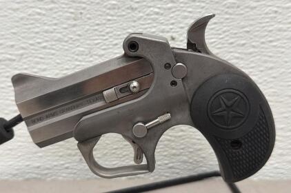 Bond Arms Rough N Rowdy .45 Colt/.410 2.5" Barrel Derringer, Stainless Steel, S/N 222295