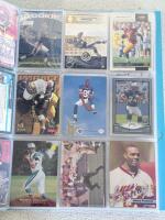 Football Rookie/Star Card Lot &ndash; 100 Cards, Mixed Brands, Key Players, Binder Included - 3