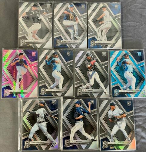 2019 Panini Spectra Prizm Rookie Baseball Card Lot &ndash; Kopech, Jimenez, Sheffield, Parallels