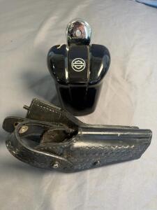 Harley-Davidson Siren/Speaker Housing & Safariland 280S Duty Holster, Black, Right-Hand, 1992
