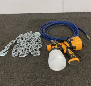 Metal Tow Chain And Deko Paint Sprayer With Pneumatic Hose