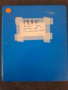 1985 Donruss/Leaf & 1989 Fleer All-Star Baseball Card Album, 36+ Cards, Hall of Famers, Inserts