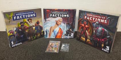 Worldspanner: Factions Expansions - Sets 1, 2, & 3 - New & Shrink-Wrapped