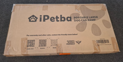 iPetba Extra Wide Folding Large Dog Ramp, 75" Length, Supports Up To 400 lbs