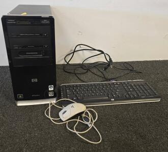 HP Pavilion Desktop AMD Athlon 64 X2, NVIDIA Graphics, DVD, Multi Card Reader, Keyboard & Mouse All in working condition