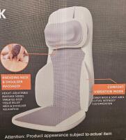 Rainwolf 2507A-R Shiatsu Neck & Back Massager with Heat, 4D Deep Tissue Kneading, Adjustable Intensity - 3