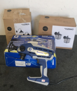 (2) Project Source Light Sets (1) Graco Trueairless Paint Sprayer