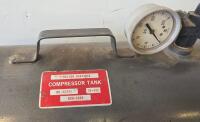7-Gallon Portable Air Compressor Tank, Steel, 125 PSI Max, Quick-Connect Fitting, Hose Included - 2