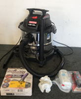 (1) Craftsman 4.0 Hp Shopvac (1) Furdaddy Sonic Pet Hair Remover (1) Samsung Water Filter (1) Coast Led Flashlight