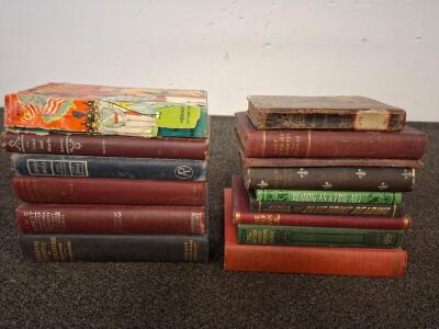 Antique Book Lot: McGuffey Eclectic Primer 1881, King Noanett 1896, My Ten Years in a Quandary 1940