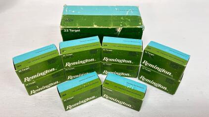 Remington .22 Long Rifle Target 6122 Standard Velocity 50rd/Box Lead Nose Rimfire Ammunition (500 Rnds)
