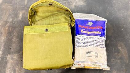 Winchester 30-06 Springfield Unprimed Brass Shellcases, 50 Count, w/ Ammo Pouch