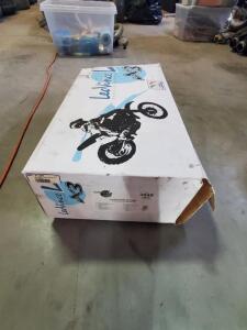 ( OFFSITE)LeoVince X3 Slip-On Exhaust for Kawasaki KLR 650 (1997&ndash;2022), Aluminum, USFS Approved