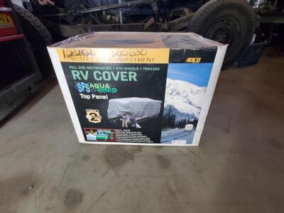 ( OFFSITE) ADCO SFS Aqua Shed RV Cover for Full Size Motorhome/5th Wheel/Trailer, Fits 28&rsquo;-31&rsquo;, Gray