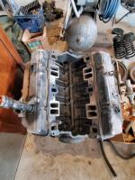 (OFFSITE)American V8 Engine Block Assembly Core, Cast Iron, Valve Covers, Pulley, Timing Cover - 2