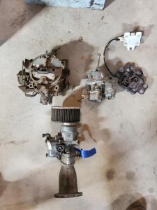 ( OFFSITE) Solex Brosol 30/31 PICT, H30/31 DES, and Rochester Quadrajet Used Carburetors Lot
