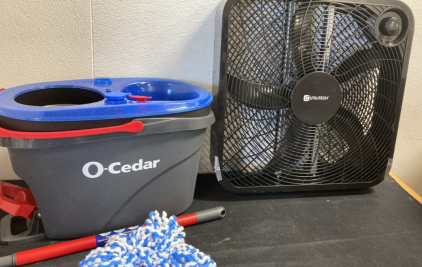 O-Cedar Mop and Utiltech Fan