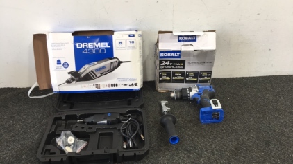 Dremel 4300, Kobalt 24v Brushless Drill