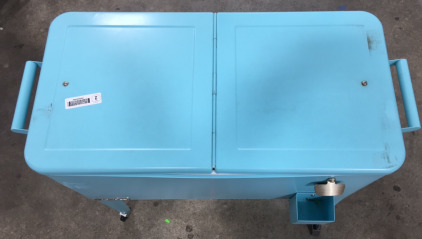 Large Wheeled PermaSteel Ice Chest