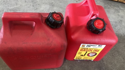 (2) Gallon Gas Cans