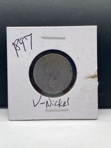 1897 V- Nickel