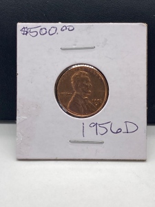 1956-D Wheat Penny