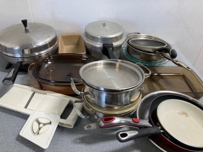 Assorted Cooking Pots and Pans