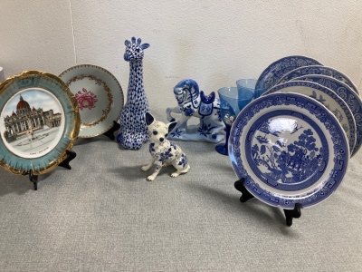 Collectable Plates and Glassware