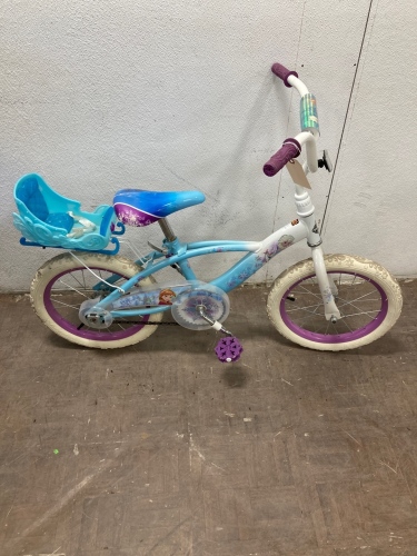 frozen themed bicycle