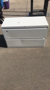 42” w x 27”T x 18” D 2-Drawer Filing Cabinet