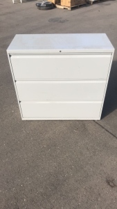 42” L x 39” T x 18” D 3-Drawer Large Cabinet