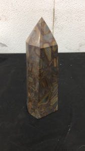 Bamboo Jasper Crystal Obelisk