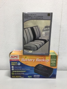 APC Battery Backup -Saddleman Truck Bench Seat Cover