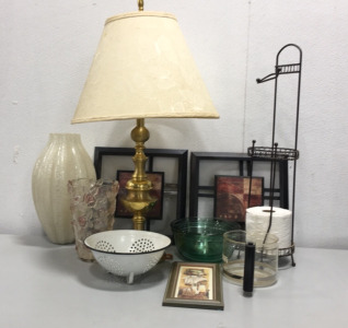 Assorted Home Art, Lamp and Others