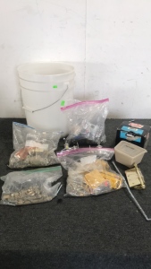 Bucket Of Fasteners, Hardware And More