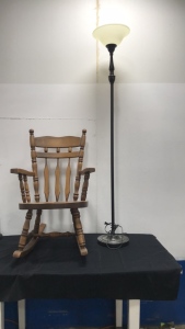 Chair and Lamp