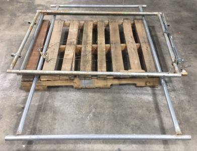 (3) Metal Gate Frames